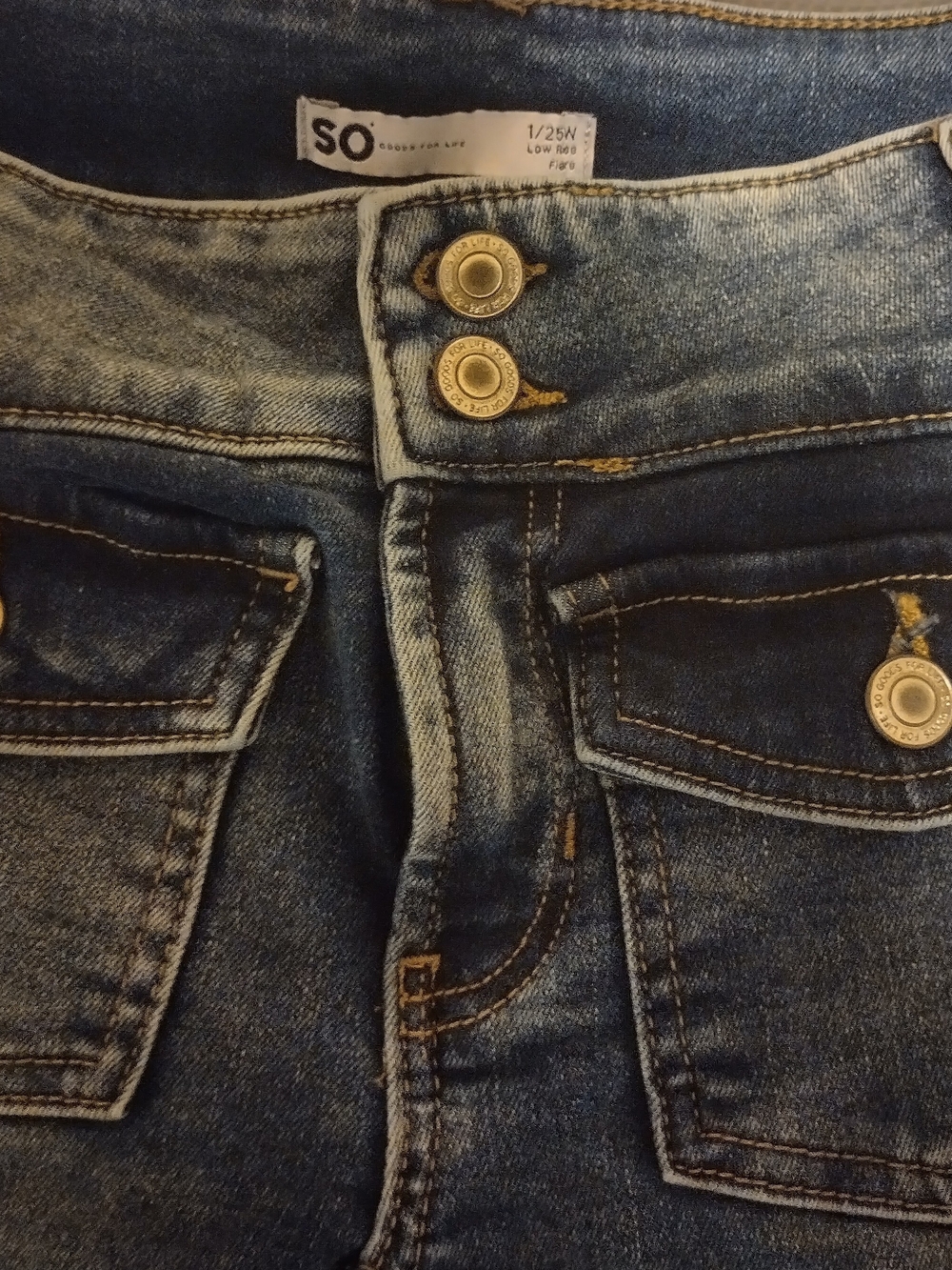 SO Women’s Dark Blue High-Rise Jeans